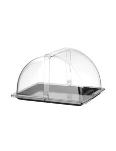 Hendi Rolltop display | HENDI | GN 1/2 | Zwart | 325x265mm | Rechthoekig