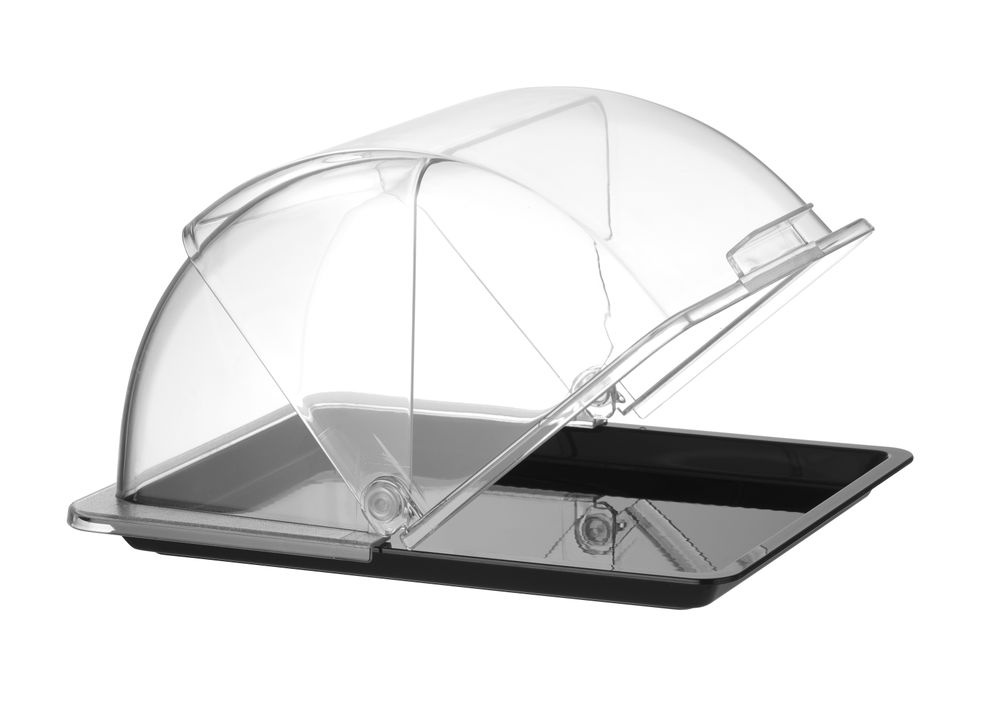 Hendi Rolltop display | HENDI | GN 1/2 | Zwart | 325x265mm | Rechthoekig, foto 3 van 5