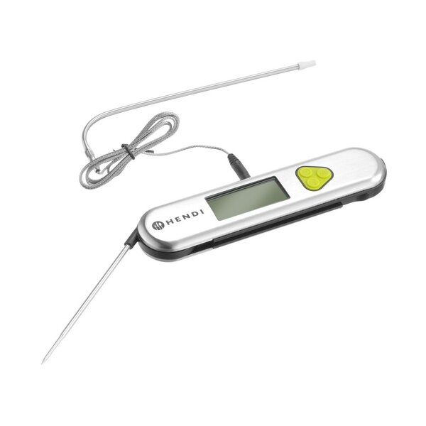 Hendi Thermometer | inklapbaar en infrarood | HENDI | Zilver