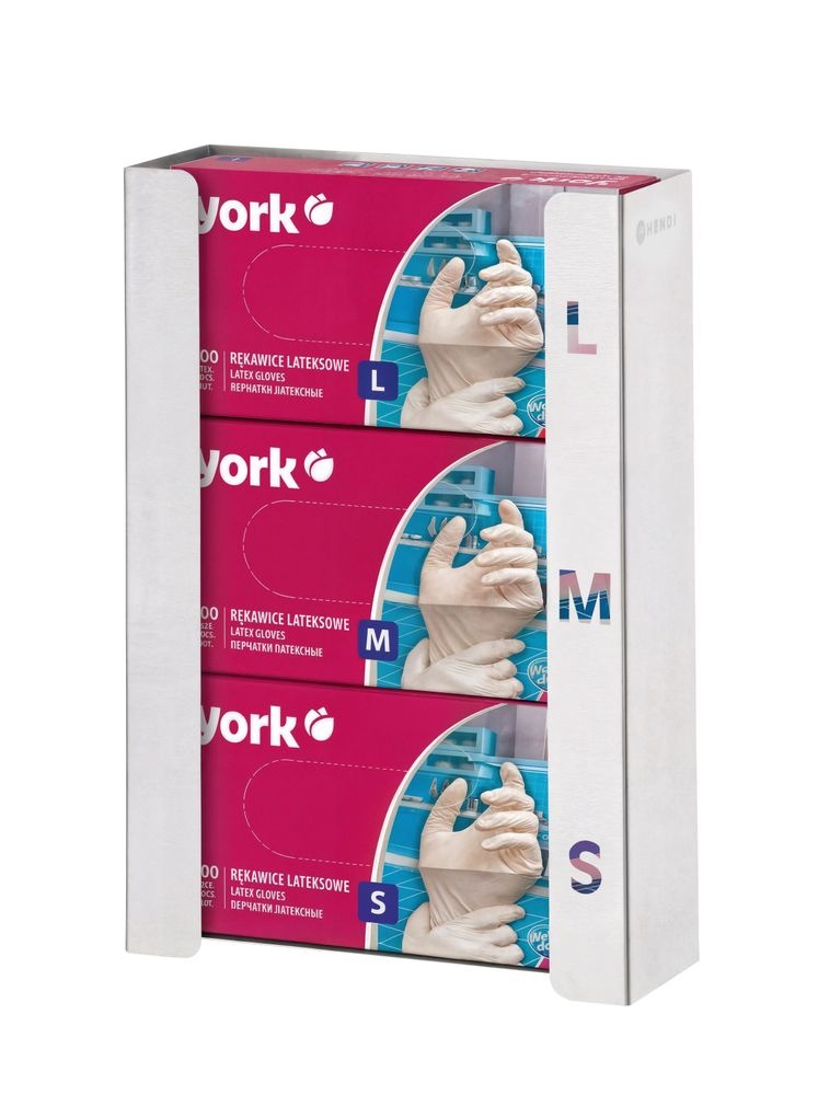 Hendi Handschoendispenser | HENDI | 3 dozen | Zilver, foto 2 van 2