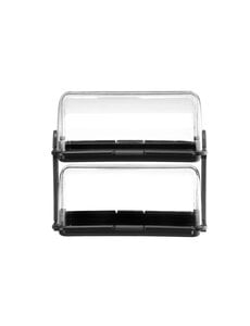 Hendi Rolltop display | HENDI | Zwart | 380x260x(H)355mm | Rechthoekig