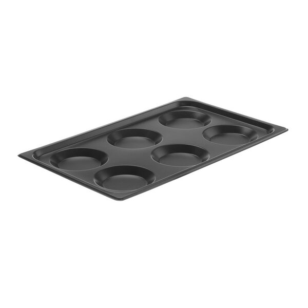 Hendi Bakplaat met 6 vormen | Convectomat “Pannenkoek” | HENDI | GN 1/1