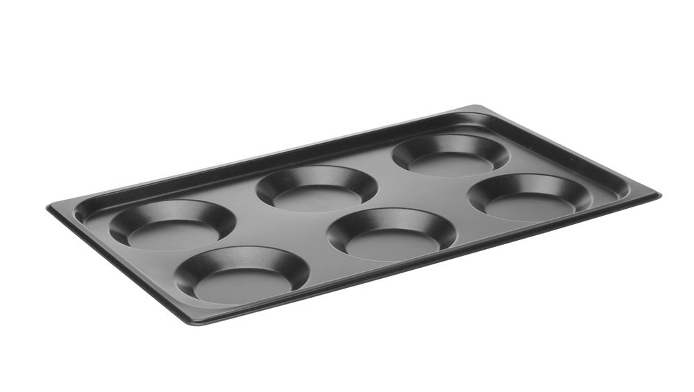 Hendi Bakplaat met 6 vormen | Convectomat “Pannenkoek” | HENDI | GN 1/1, foto 2 van 3
