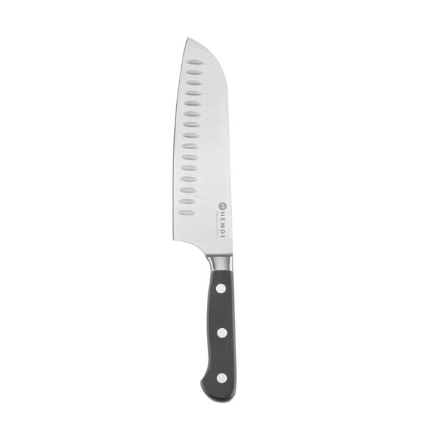 Hendi Santokumes 180 mm | gesmeed  | HENDI | Profi Line PLUS | Zwart | (L)307mm