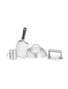 Hendi Smash burger set | HENDI | Zilver | Ø160mm