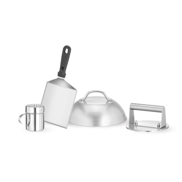 Hendi Smash burger set | HENDI | Zilver | Ø160mm