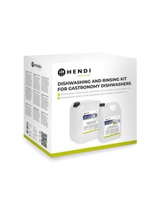 Hendi Extreme Wash & Shine Professionele set voor het wassen en naspoelen van vaat in