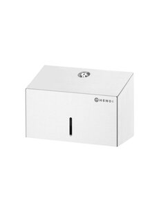 Hendi Papieren handdoekdispenser | afsluitbaar | HENDI | 250 stuks | Zilver