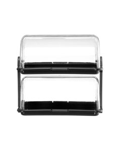 Hendi Rolltop display | HENDI | Zwart | 475x325x(H)415mm | Rechthoekig