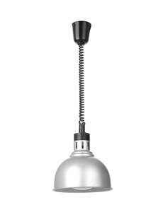 Hendi Warmtelamp verstelbaar | dome | HENDI | Zilver | 230V/250W | Ø250mm
