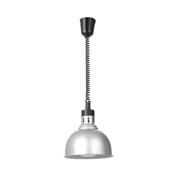 Hendi Warmtelamp verstelbaar | dome | HENDI | Zilver | 230V/250W | Ø250mm