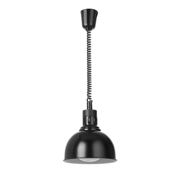Hendi Warmtelamp verstelbaar | dome | HENDI | Zwart | 230V/250W | Ø250mm