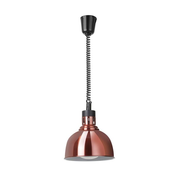 Hendi Warmtelamp verstelbaar | dome | HENDI | Koper | 230V/250W | Ø250mm