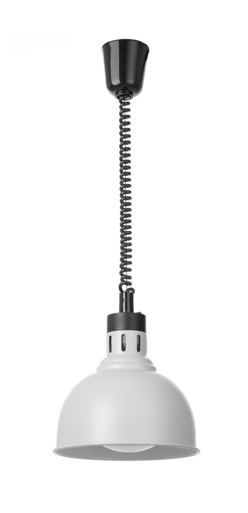 Hendi Warmtelamp verstelbaar | dome | HENDI | Wit | 230V/250W | Ø250mm