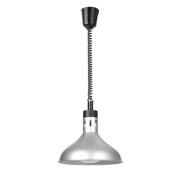 Hendi Warmtelamp verstelbaar | conisch/dome | HENDI | Zilver | 230V/250W | Ø295mm