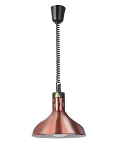 Hendi Warmtelamp verstelbaar | conisch/dome | HENDI | Koper | 230V/250W | Ø295mm