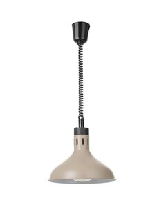 Hendi Warmtelamp verstelbaar | conisch/dome | HENDI | Beige | 230V/250W | Ø295mm