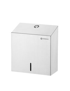 Hendi Papieren handdoekdispenser | afsluitbaar | HENDI | 500 stuks | Zilver