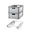 Hendi Transportroller | 6 wielen | HENDI | Zilver | 735x500x(H)133mm