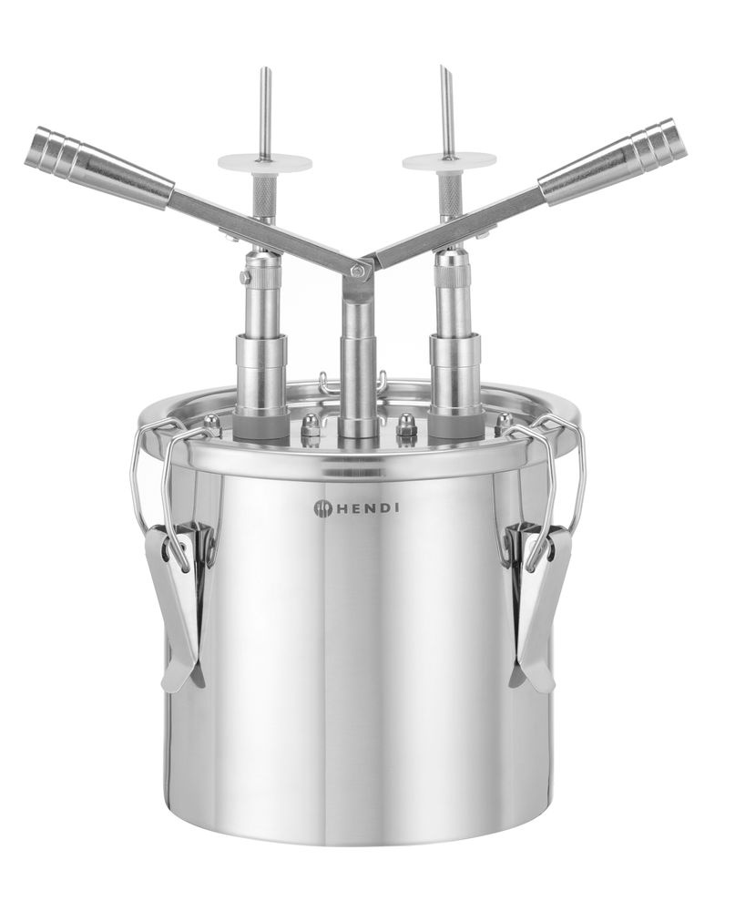 Hendi Gebakvuller | HENDI | 4,5L | Zilver