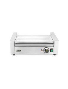 Hendi Worstenroller grill | 1 zone | HENDI | Zilver | 230V/620W | 566x375x(H)192mm