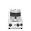 Hendi UFO burger | gelato panini pers | HENDI | Zilver | 230V/1300W | 531x250x(H)312mm