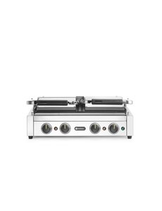Hendi Contactgrill | dubbele grill met timer | HENDI | Zilver | 220-240V/3600W