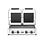Hendi Contactgrill | dubbele grill met timer | HENDI | Zilver | 220-240V/3600W