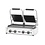 Hendi Contactgrill | dubbele grill met timer | HENDI | Zilver | 220-240V/3600W