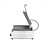 Hendi Contactgrill | kebab XL | HENDI | Zilver | 220-240V/3000W | 508x458x(H)234mm