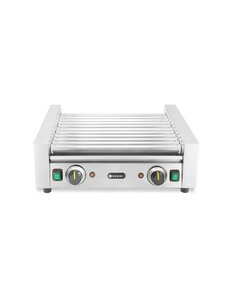 Hendi Worstenroller grill | 2 zones | HENDI | Zilver | 230V/980W | 566x527x(H)192mm