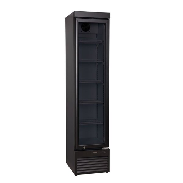 Hendi/Arktic Displaykoeler SLIM | Arktic | Lichtbak met LED-licht | 133L | Zwart | 230V/200W