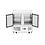 Hendi/Arktic Koelwerkbank | 2 deuren | Arktic | 169L | Zilver | 230V/220W