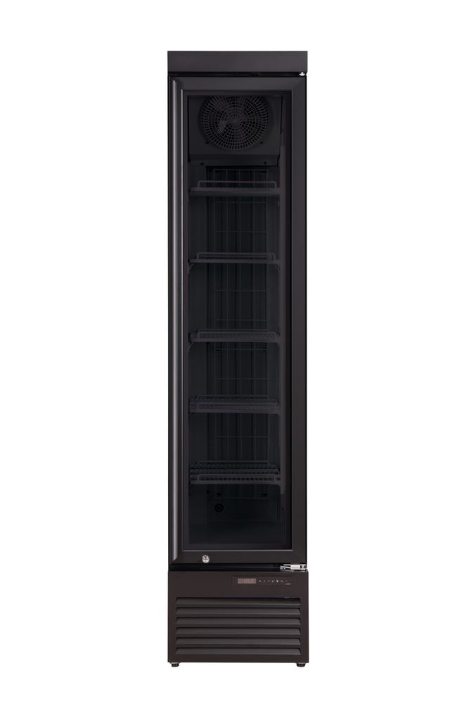Hendi/Arktic Displayvriezer SLIM | Arktic | 117L | Zwart | 230V/350W