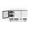 Hendi/Arktic Koelwerkbank | 3 deuren | Arktic | 254L | Zilver | 230V/220W