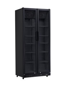 Hendi/Arktic Backbar koelkast | dubbele deur | Arktic | 437L | Zwart | 230V/510W