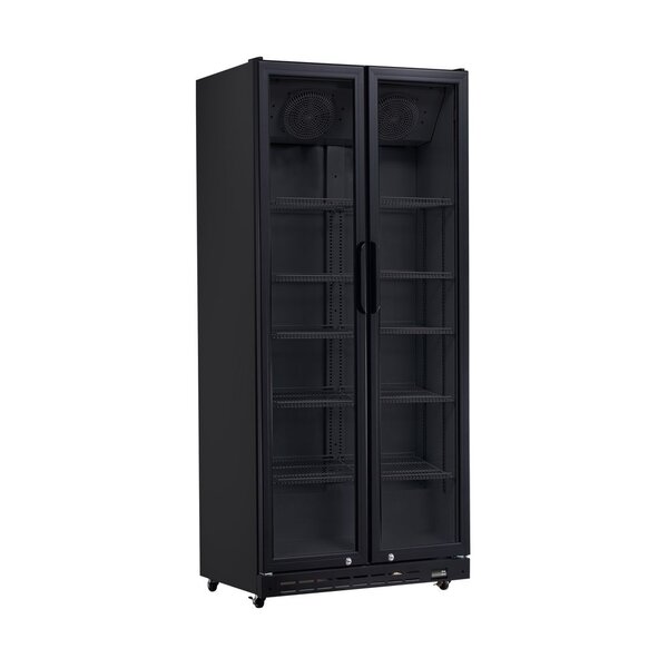 Hendi/Arktic Backbar koelkast | dubbele deur | Arktic | 437L | Zwart | 230V/510W