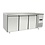 Hendi/Arktic Koelwerkbank | 3-deurs | Arktic | Profi Line | 334L | 230V/400W