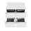 Hendi/Arktic Koelwerkbank | 4 laden | Arktic | 97L | Zilver | 230V/220W | 900x700x(H)908mm