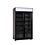 Hendi/Arktic Backbar koelkast | dubbele deur | Arktic | Lichtbak met LED-licht | 827L | Zwart