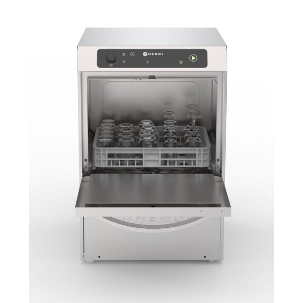 Hendi Vaatwasser 35x35 | elektronische bediening | HENDI | Profi Line | Zilver | 230V/2970W