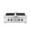 Hendi Inductiekookplaat | 4 kookzones | HENDI | 2x3.5 kW hobs & 2x5 kW hobs | 400V/17000W