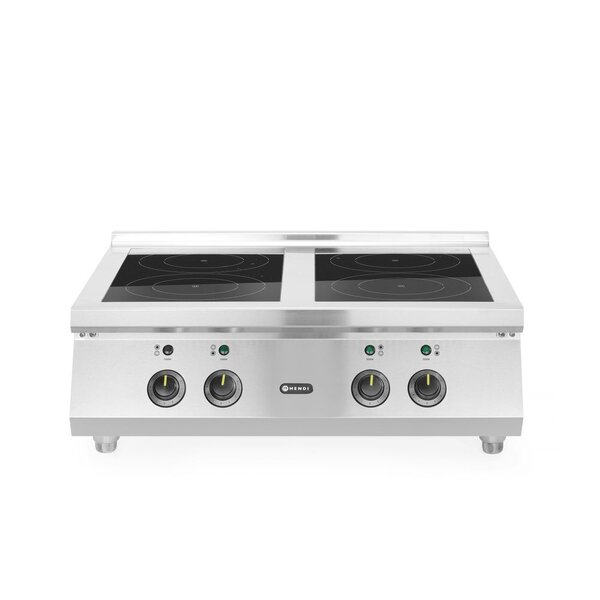 Hendi Inductiekookplaat | 4 kookzones | HENDI | 2x3.5 kW hobs & 2x5 kW hobs | 400V/17000W