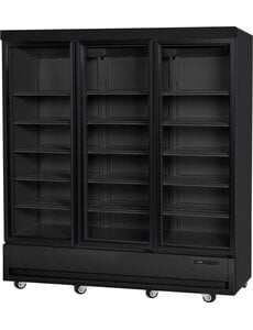 Hendi/Arktic Displaykoeler | 3 glazen deuren | Arktic | 1075L | Zwart | 230V/550W