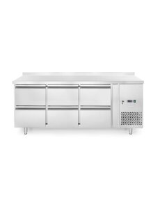 Hendi/Arktic Koelwerkbank | 6 lades | Arktic | 135L | RVS | 230V/400W | 1795x700x(H)840mm
