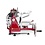 Hendi Snijmachine | handmatig RETRO 300 | HENDI | Rood | 738x600x538mm