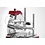 Hendi Snijmachine | handmatig RETRO 300 | HENDI | Rood | 738x600x538mm