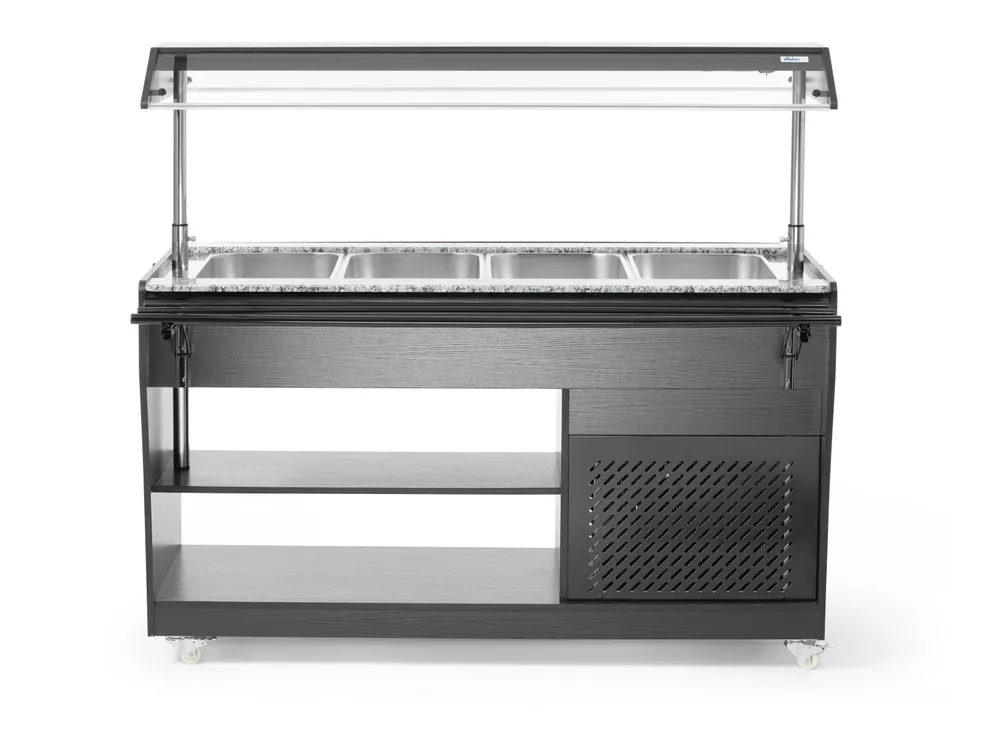 Hendi/Arktic Saladebuffet display | Arktic | GN 1/1 | Wit | 230V/170W, foto 3 van 5