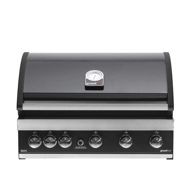 Grandpro Gasbarbecue met 5  branders 17.5kW en achterbrander 4.6kW| Maxim G5 Built-in
