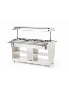 Hendi Warm buffet display | HENDI | GN 1/1 | Wit